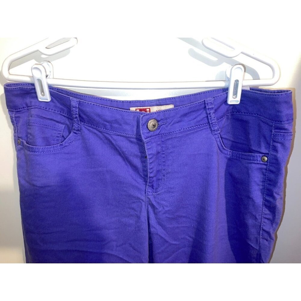 L.E.I Ashley Lowrise Sasha Pants Size 15 Neon Purple - Picture 3 of 7
